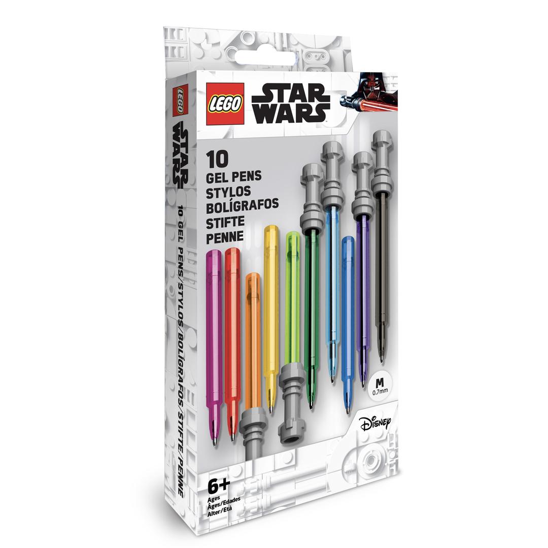 LEGO Stationery and Office Supplies Lightsaber Gel Pen Multipack - 10 Pack (53116-1)