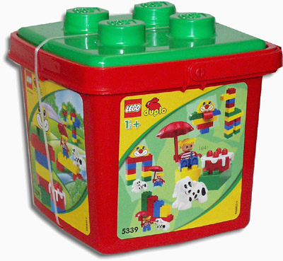 LEGO Basic Set Small Bucket with Dog (5339-1)