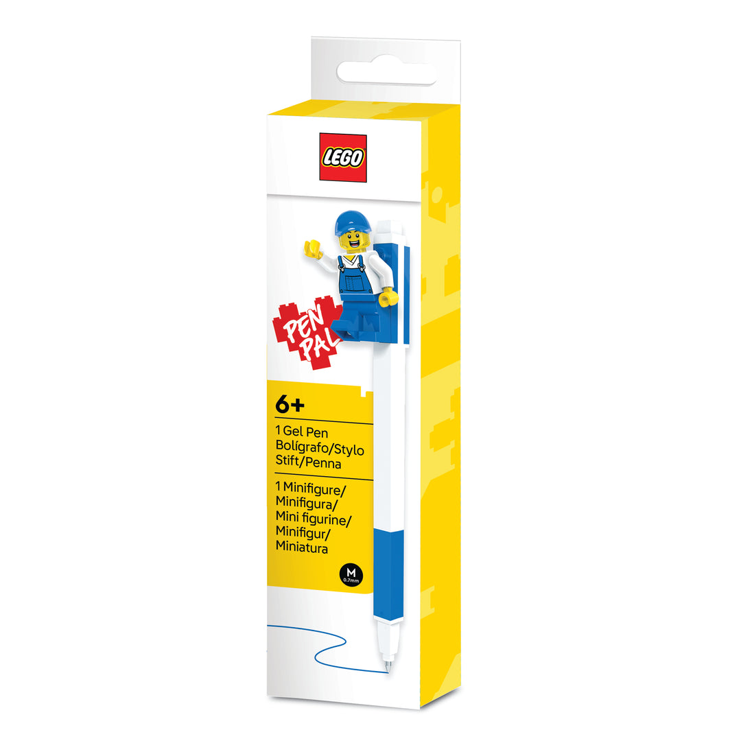 LEGO Stationery and Office Supplies Pen Pal Gel Pen with Minifigure (Blue) (53702-1)