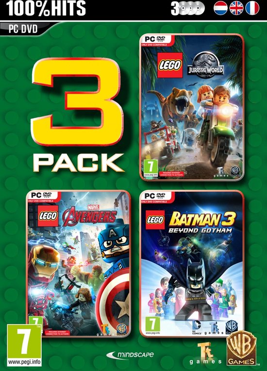 LEGO Video Games and Accessories PC Games 3 Pack (5390102520823-1)