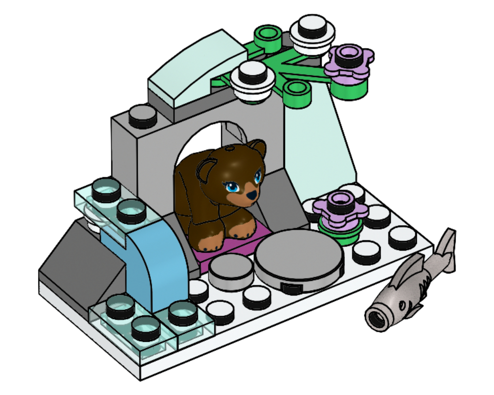 LEGO Friends Bear in Ice Cave (561701-1)