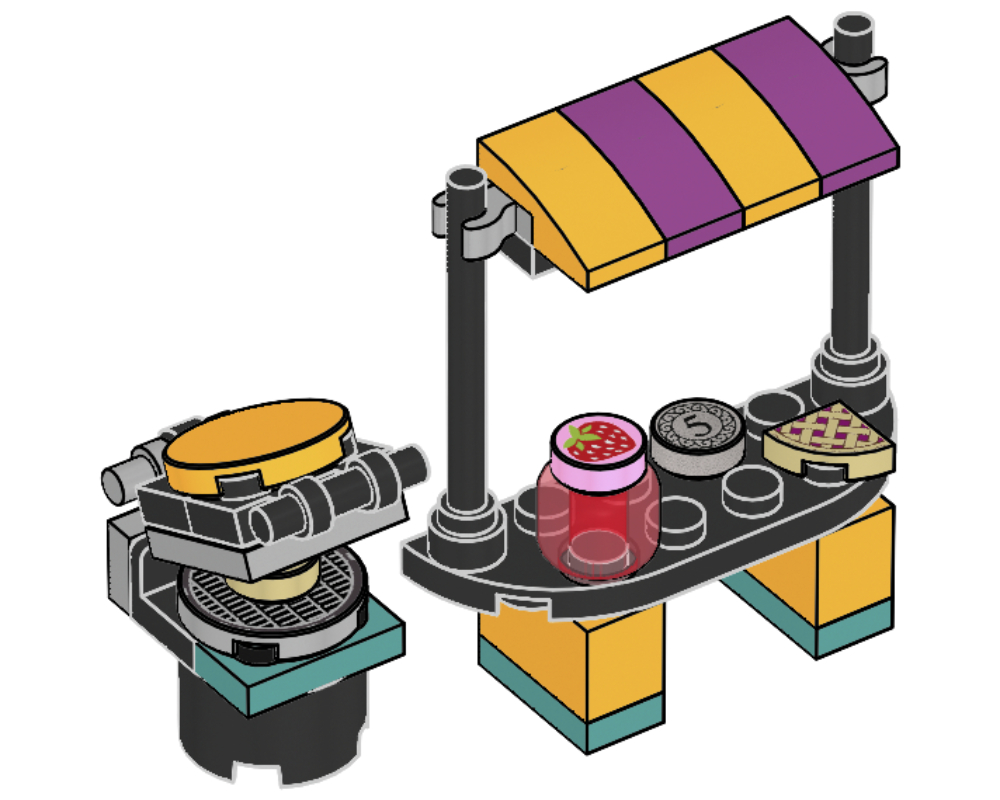 LEGO Friends Andrea's Waffle Booth (561905-1)