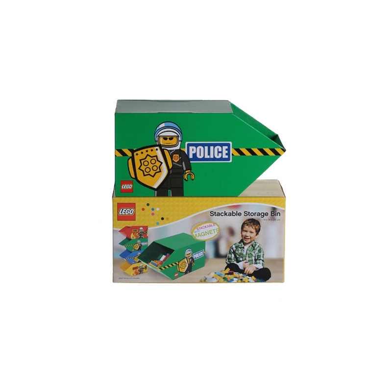 LEGO Storage Stackable Storage Bin (Police) (5707811010048-1)