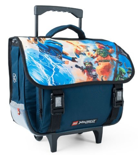 LEGO Bags, Totes, & Luggage Ninjago Lightning Battle School Bag Trolley (5711013052539-1)