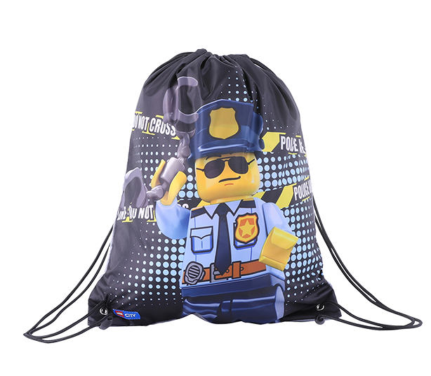 LEGO Bags, Totes, & Luggage City Police Gym Bag (5711013073893-1)