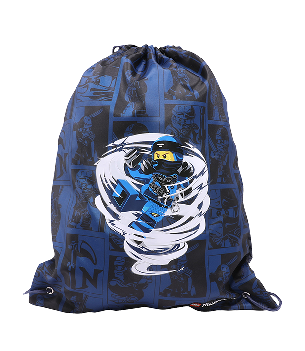 LEGO Bags, Totes, & Luggage Ninjago Spinjitzu Jay Gym Bag (5711013074029-1)