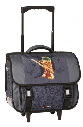LEGO Bags, Totes, & Luggage Ninjago Golden Lloyd School Bag Trolley (5711013086473-1)