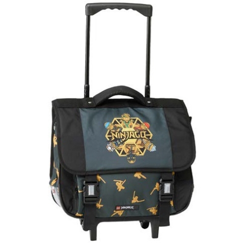 LEGO Bags, Totes, & Luggage Ninjago Golden Team School Bag Trolley (5711013100261-1)
