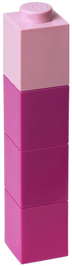 LEGO Houseware Square Drinking Bottle (Pink) (5711938023669-1)