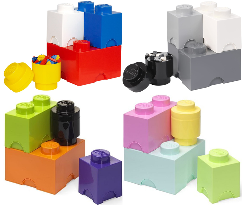 LEGO Storage Storage Brick Multi-Pack 4 Pieces (All Colors) (5711938248468-1)