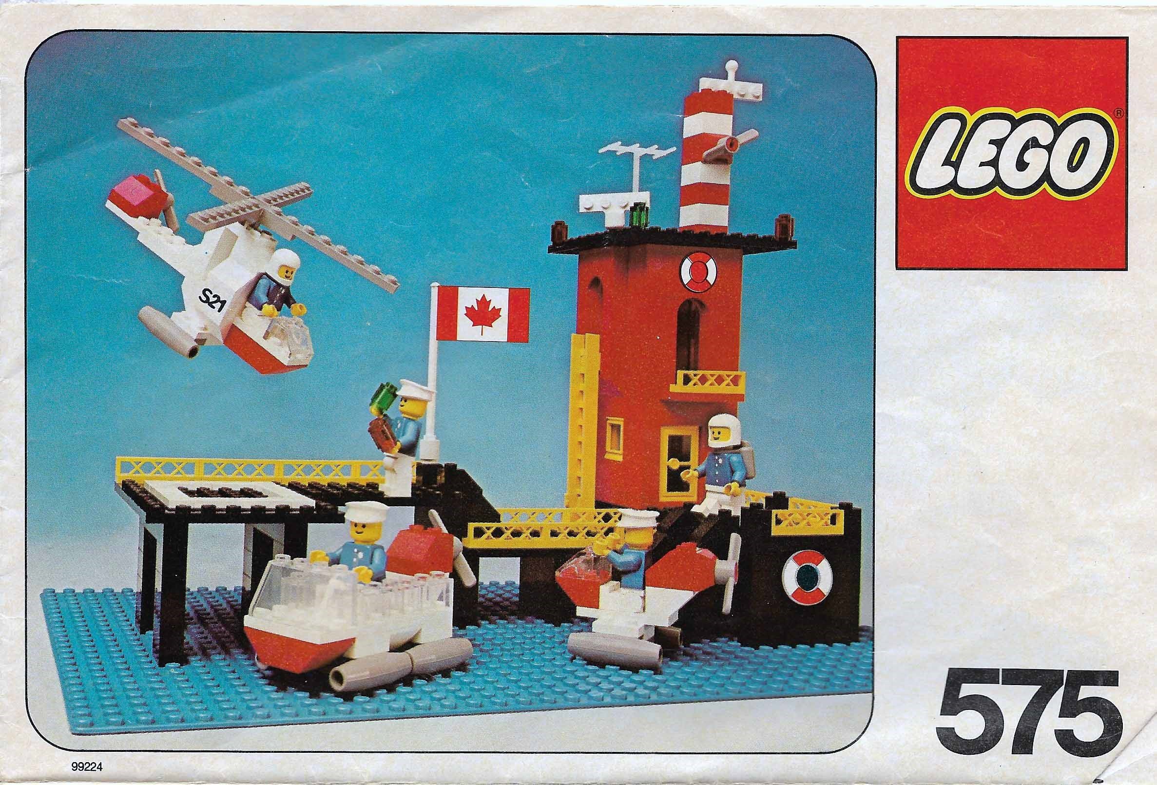 LEGO Classic Town Coast Guard Station (Canadian Edition) (575-2)