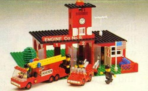 LEGO Classic Town Engine Co. No. 9 (590-1)