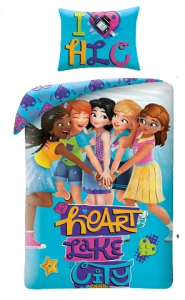 LEGO Houseware Friends Heart Lake City Duvet Set (5902729044028-1)