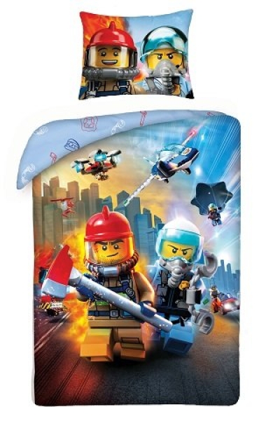 LEGO Houseware City Police and Fire Duvet Set (5902729045094-1)