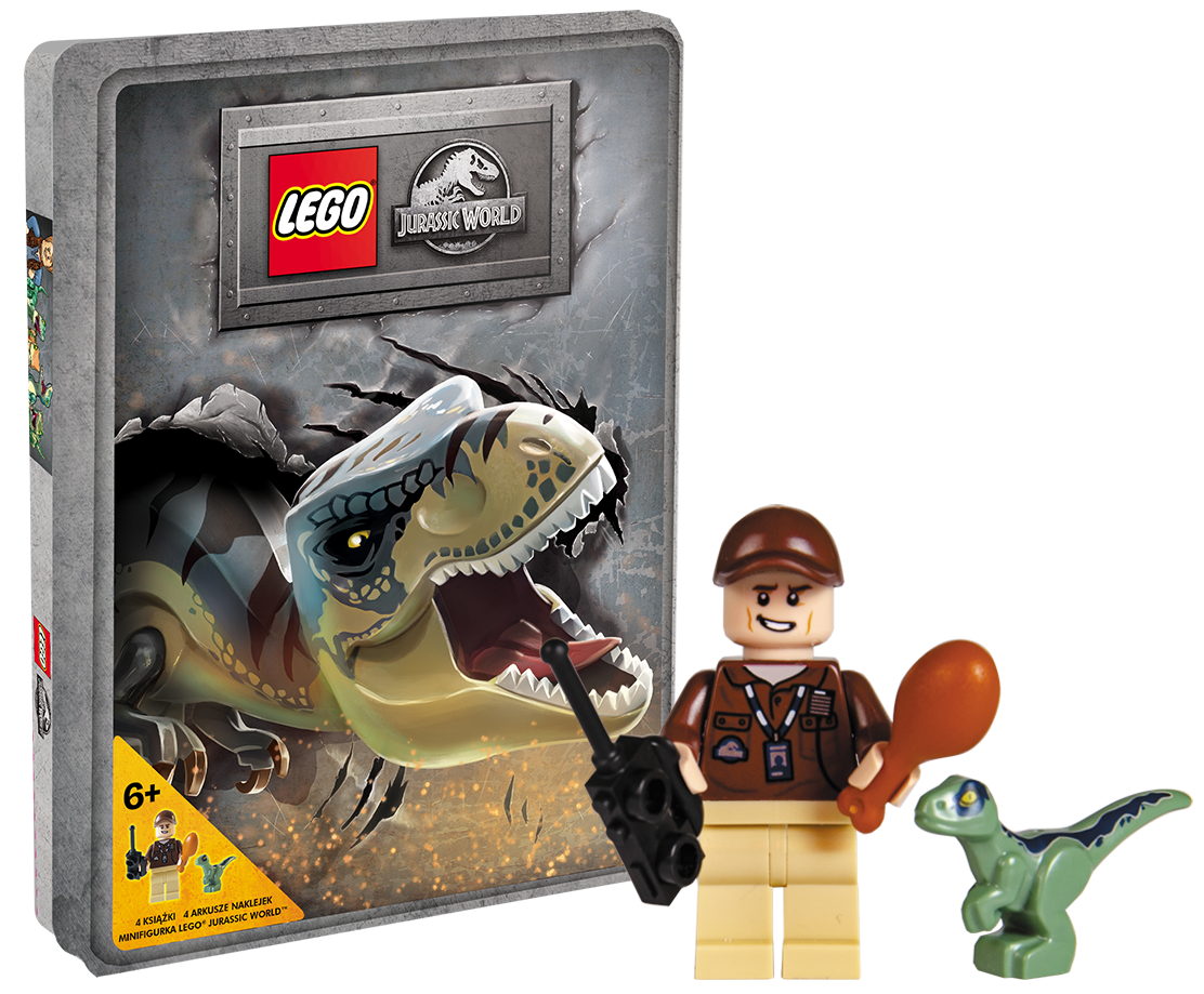 LEGO Activity Books with LEGO Parts Jurassic World: Gift Set Box (5907762001083-1)