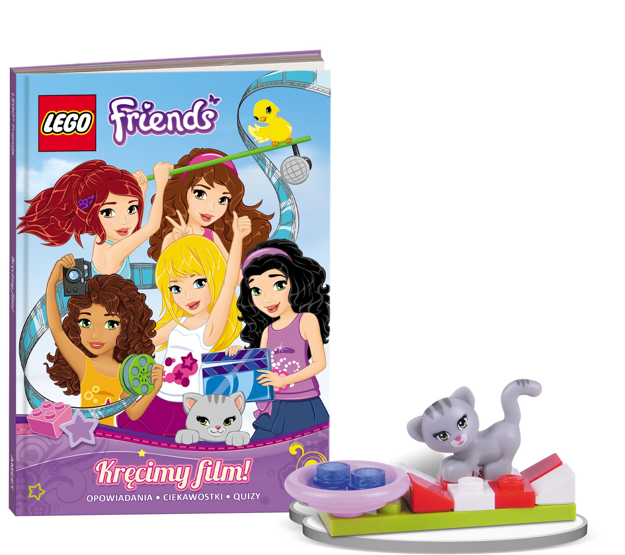 LEGO Activity Books with LEGO Parts Friends: Kręcimy film! (5907762063326-1)