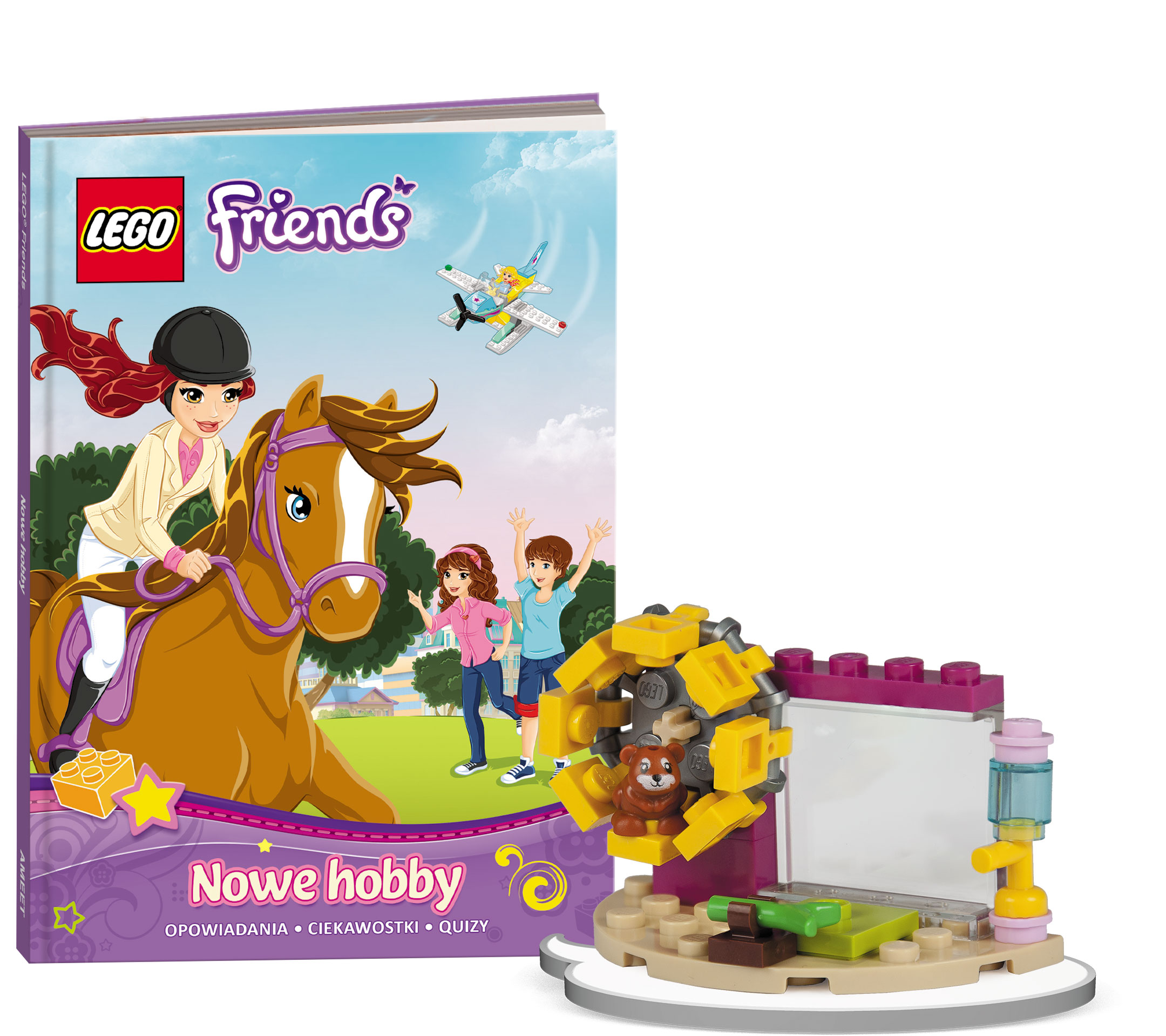 LEGO Activity Books with LEGO Parts Friends: Nowe Hobby (5907762063357-1)