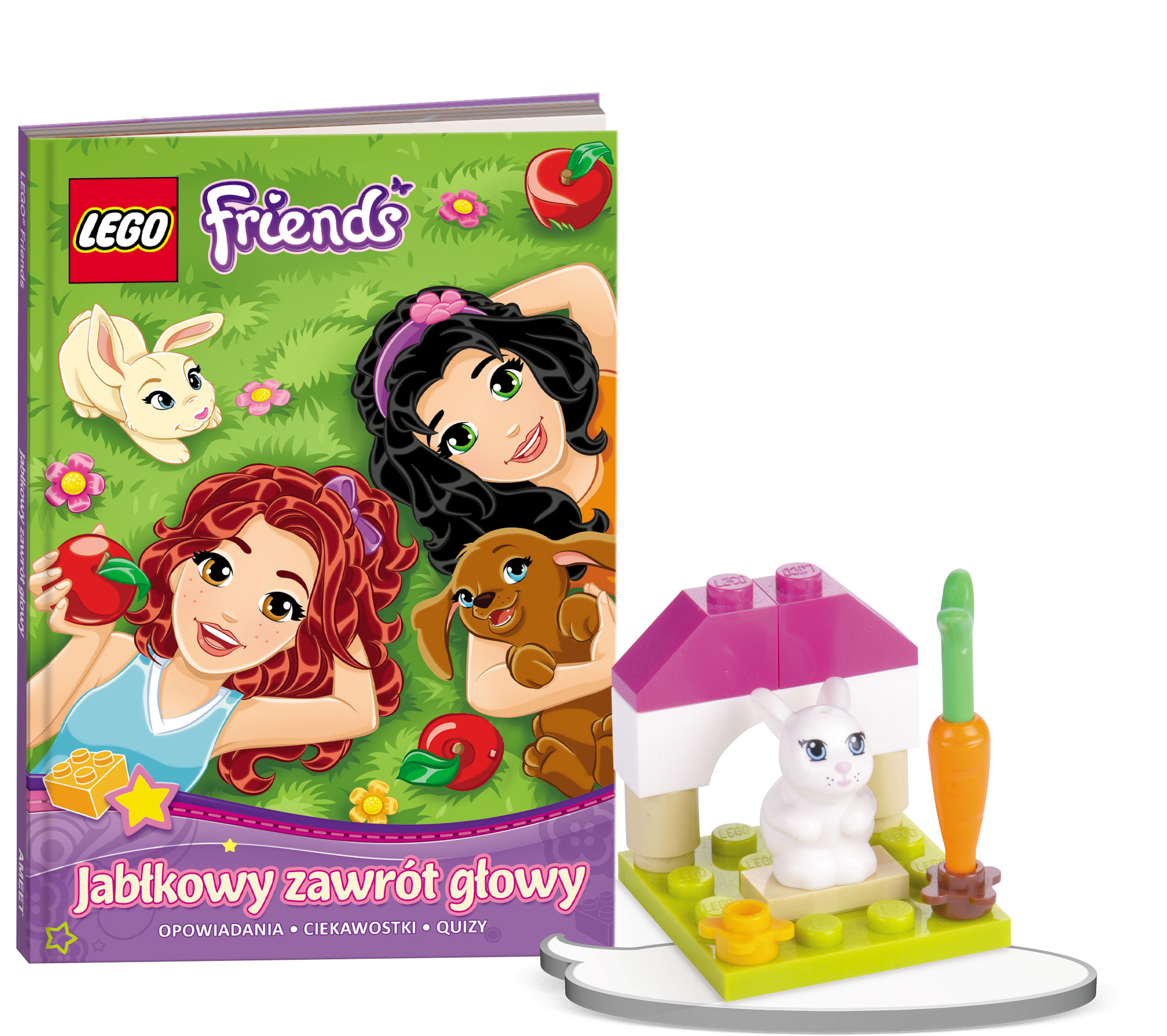 LEGO Activity Books with LEGO Parts Friends: Jabłkowy zawrót głowy (5907762063364-1)