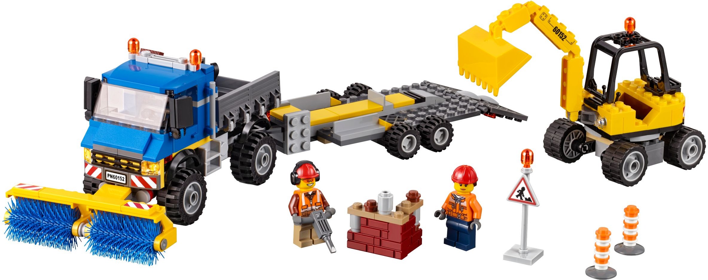 LEGO Construction Sweeper & Excavator (60152-1)