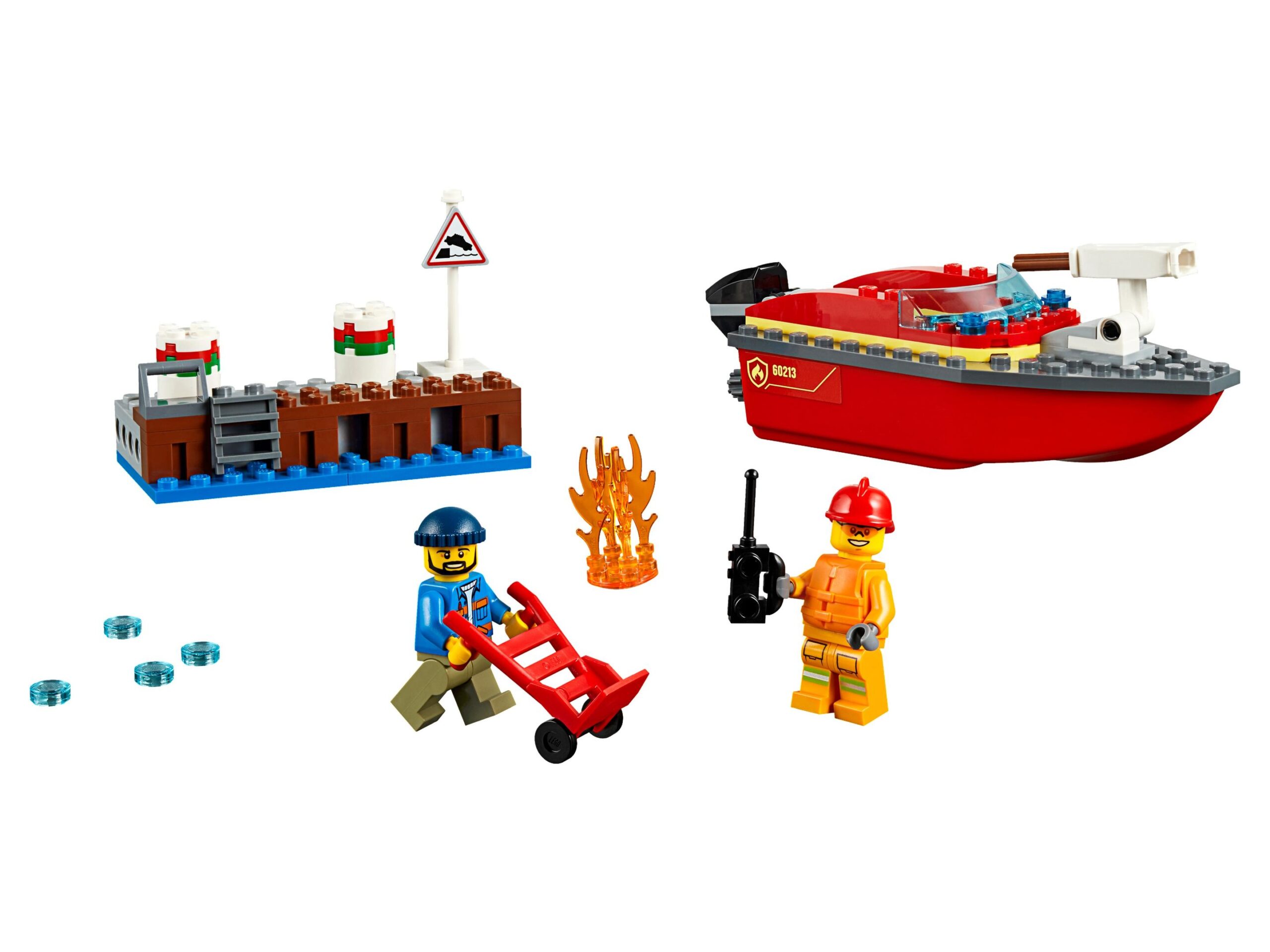 LEGO Fire Dock Side Fire (60213-1)