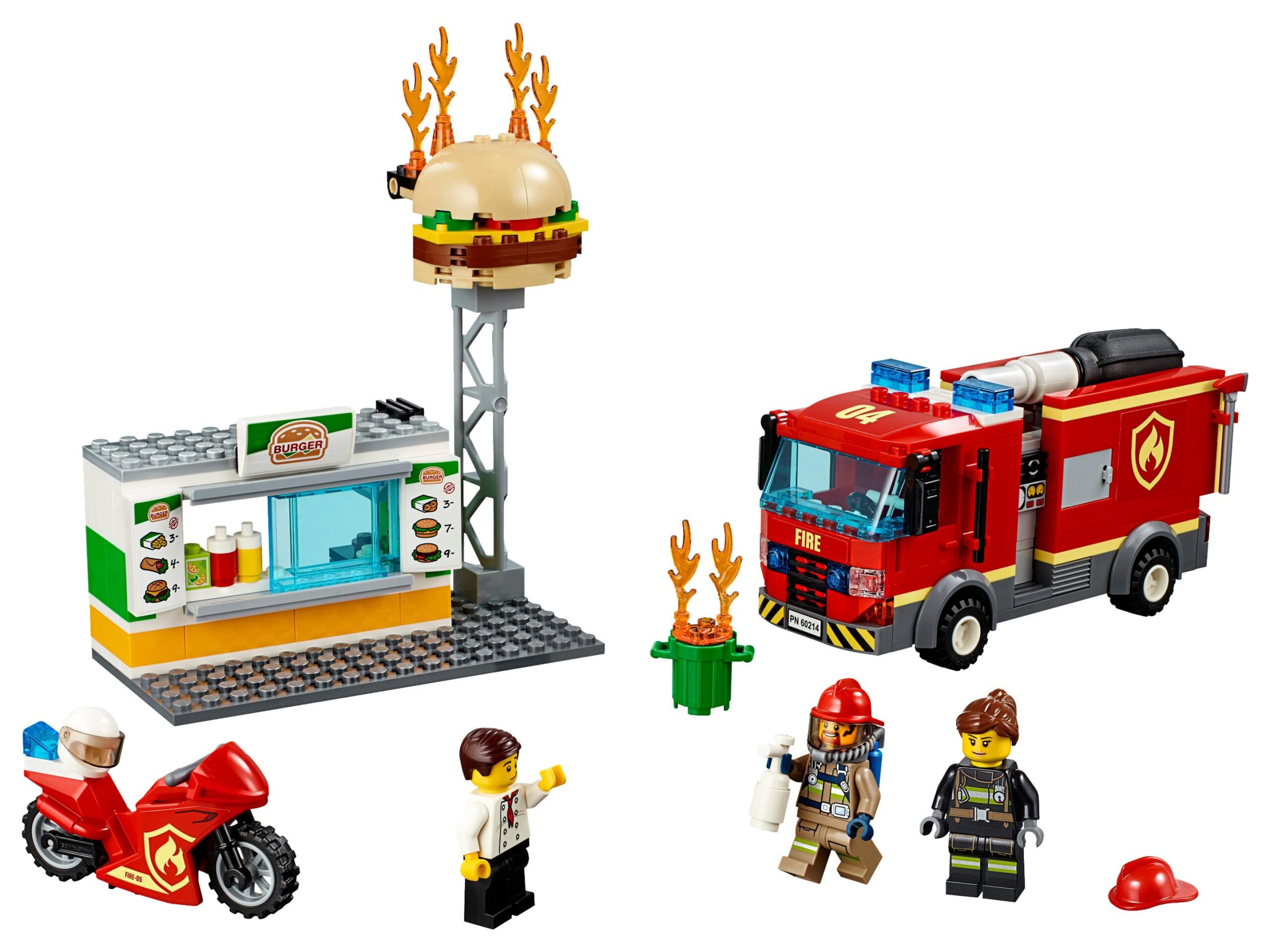 LEGO Fire Burger Bar Fire Rescue (60214-1)