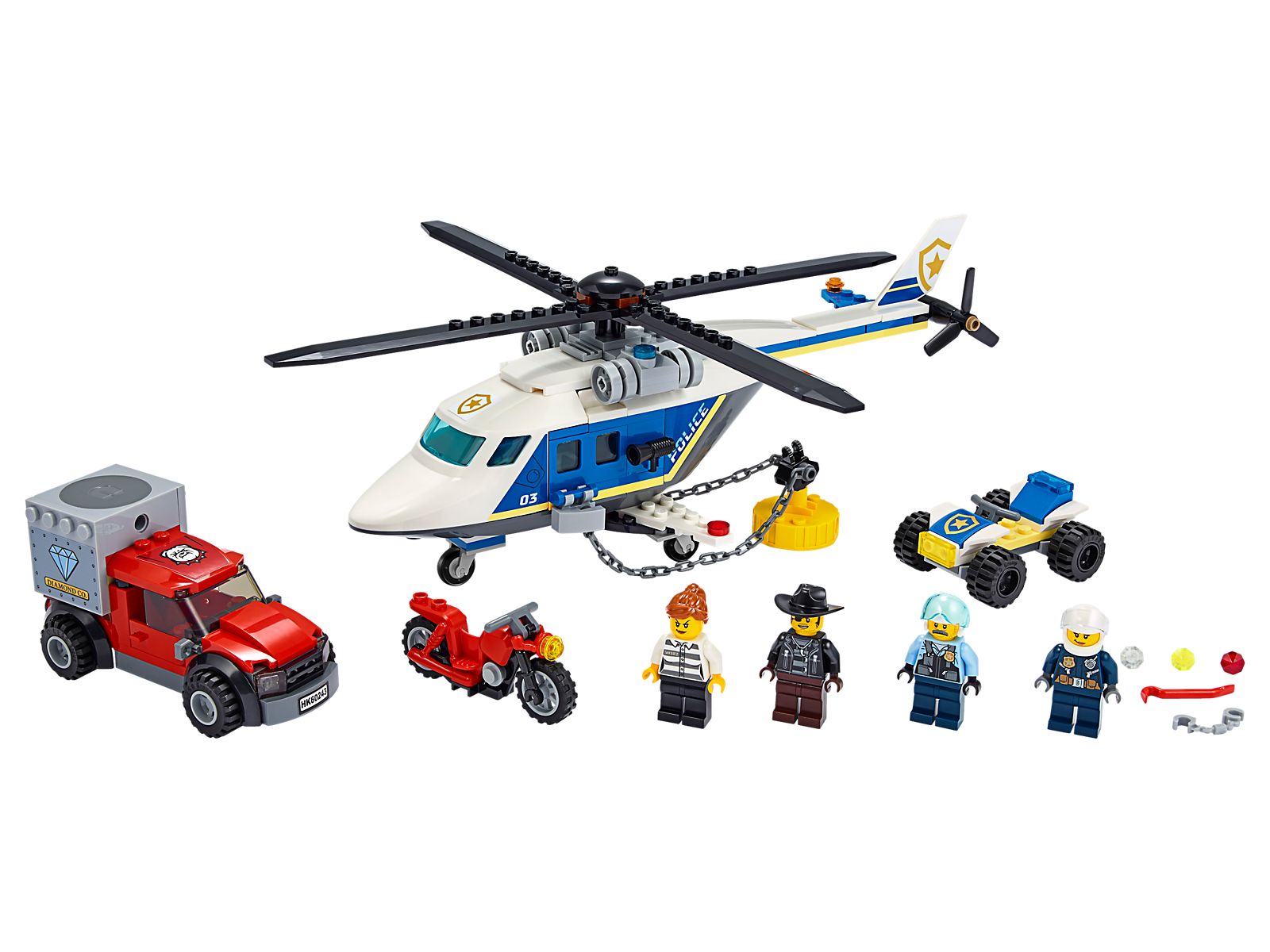 LEGO Police Police Helicopter Chase (60243-1)