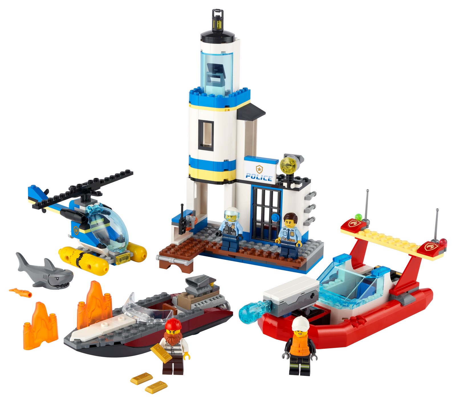 LEGO City Seaside Police and Fire Mission (60308-1)