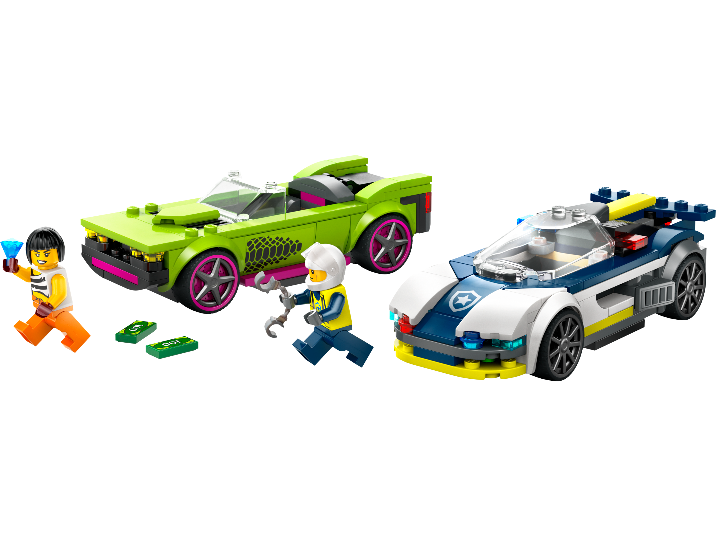 LEGO Police Police Car and Muscle Car Chase (60415-1)