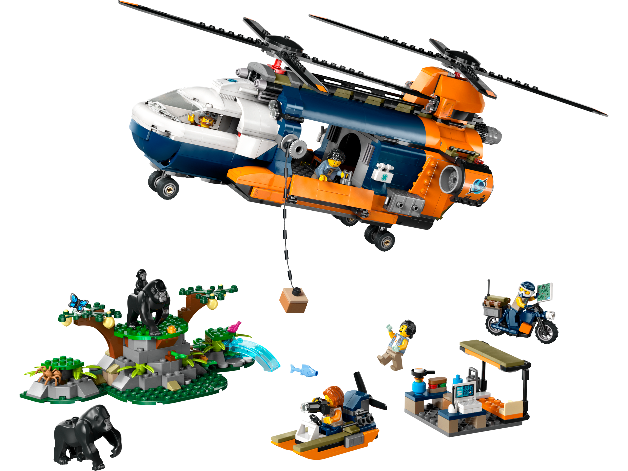 LEGO Jungle Jungle Explorer Helicopter (60437-1)