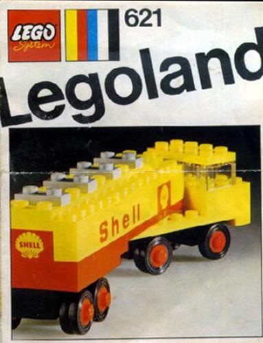 LEGO Gas Station Shell Tanker Truck (621-2)