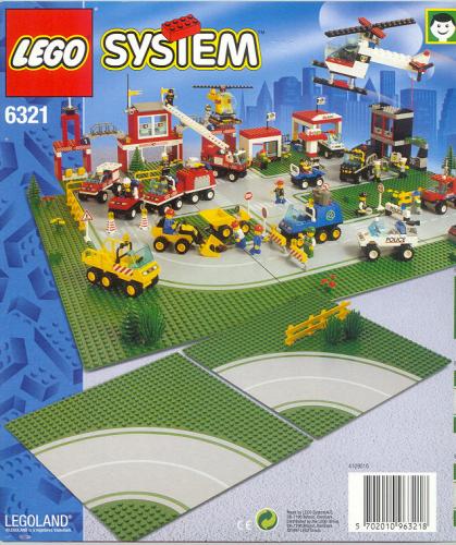 LEGO Town Jr. Curved Road Plates (6321-1)