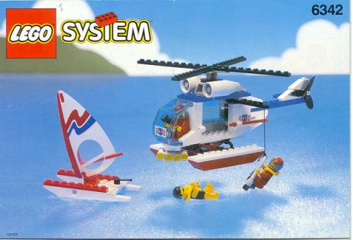 LEGO Classic Town Beach Rescue Chopper (6342-1)