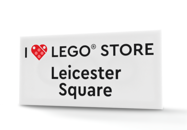 LEGO LEGO Brand Store I [Heart] LEGO Store Leicester Square Tile (6424685-1)