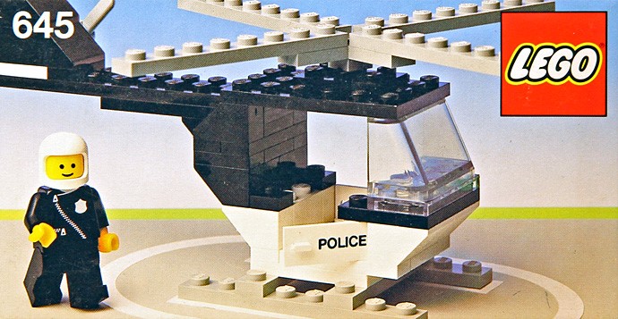 LEGO Classic Town Police Helicopter (645-1)