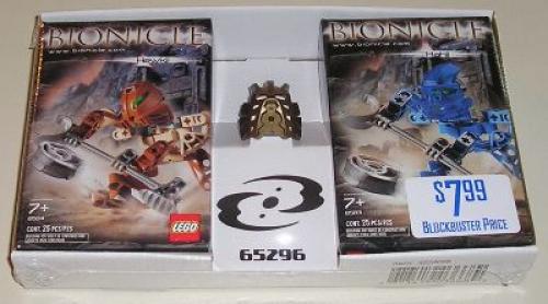 LEGO Bionicle Hewkii and Hahli Twin Pack with Gold Avohkii (65296-1)