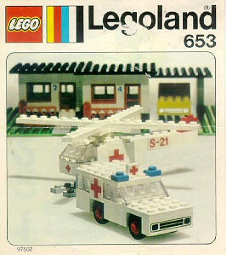 LEGO Hospital Ambulance and Helicopter (653-1)