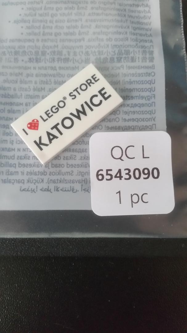 LEGO LEGO Brand Store I [Heart] LEGO Store Katowice Tile (6543090-1)