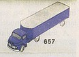LEGO HO 1:87 Vehicles 1:87 Mercedes Delivery Van (657-2)