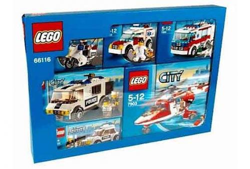 LEGO City City Emergency Services Vehicles (Multipack) (66116-1)