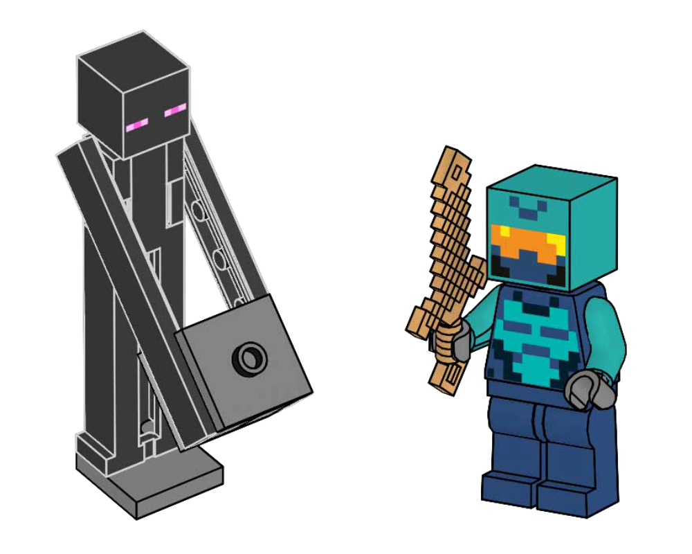 LEGO Minecraft Nether Adventurer and Enderman (662305-1)