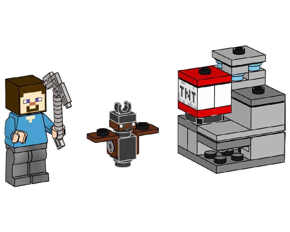 LEGO Minecraft Steve with Bat and TNT (662411-1)