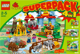 LEGO Legoville Zoo Super Pack 4 in 1 (66321-1)