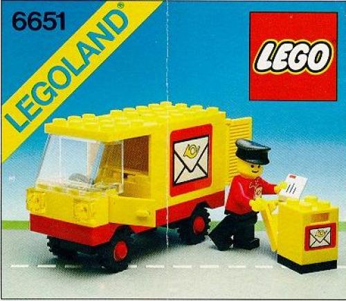 LEGO Classic Town Post Office Van (6651-1)