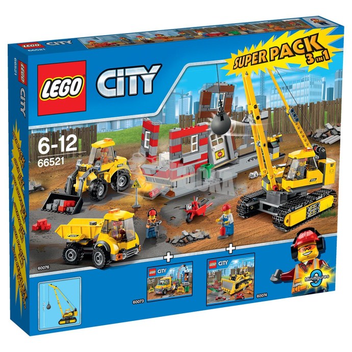 LEGO Construction City Super Pack 3 in 1 (66521-1)