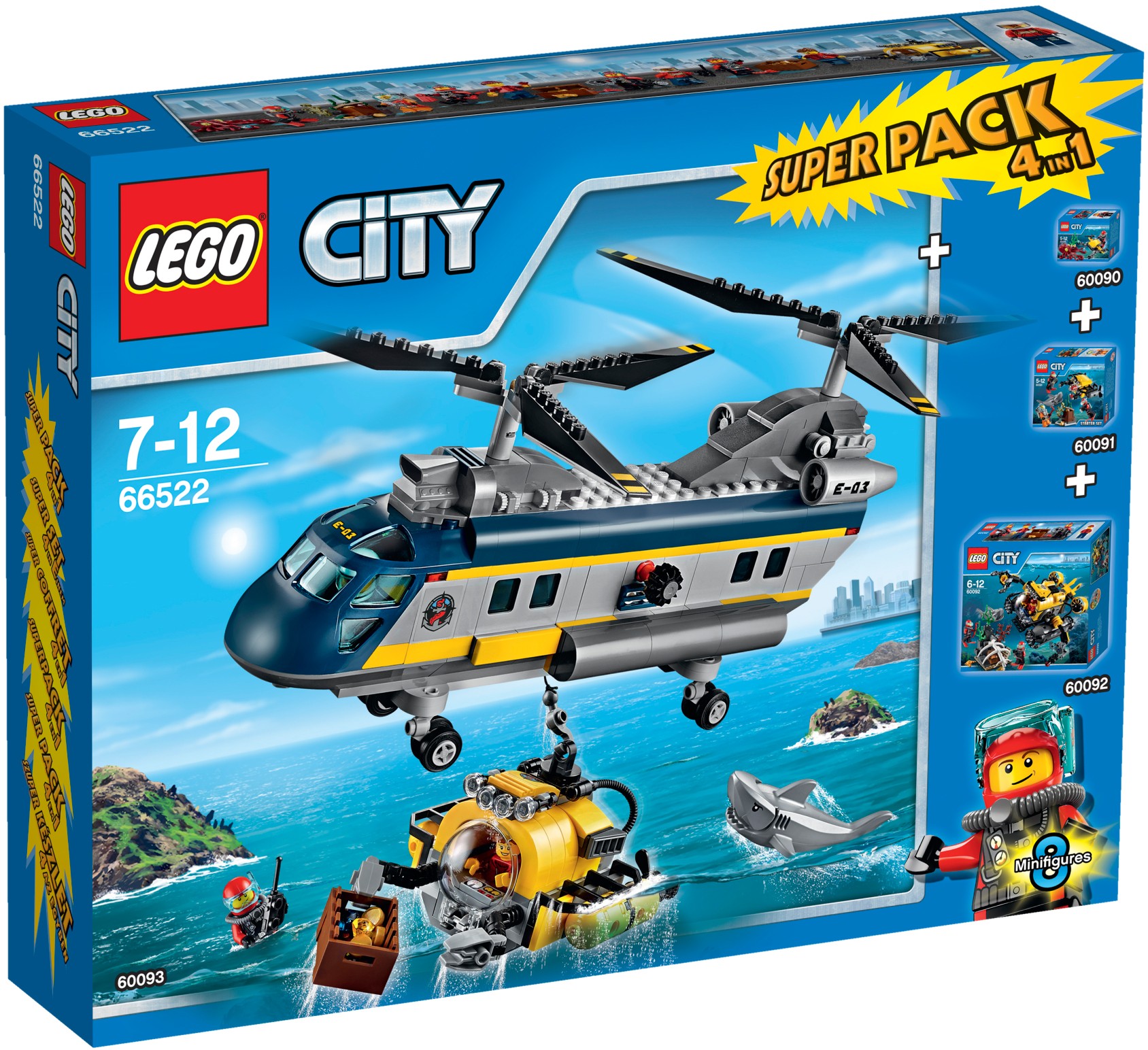LEGO City City Super Pack 4 in 1 (66522-1)