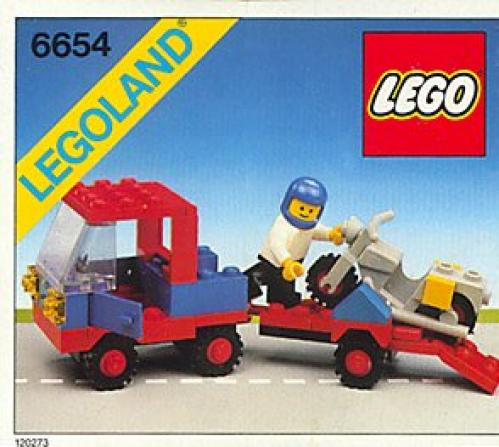 LEGO Classic Town Motorcycle Transport (6654-1)