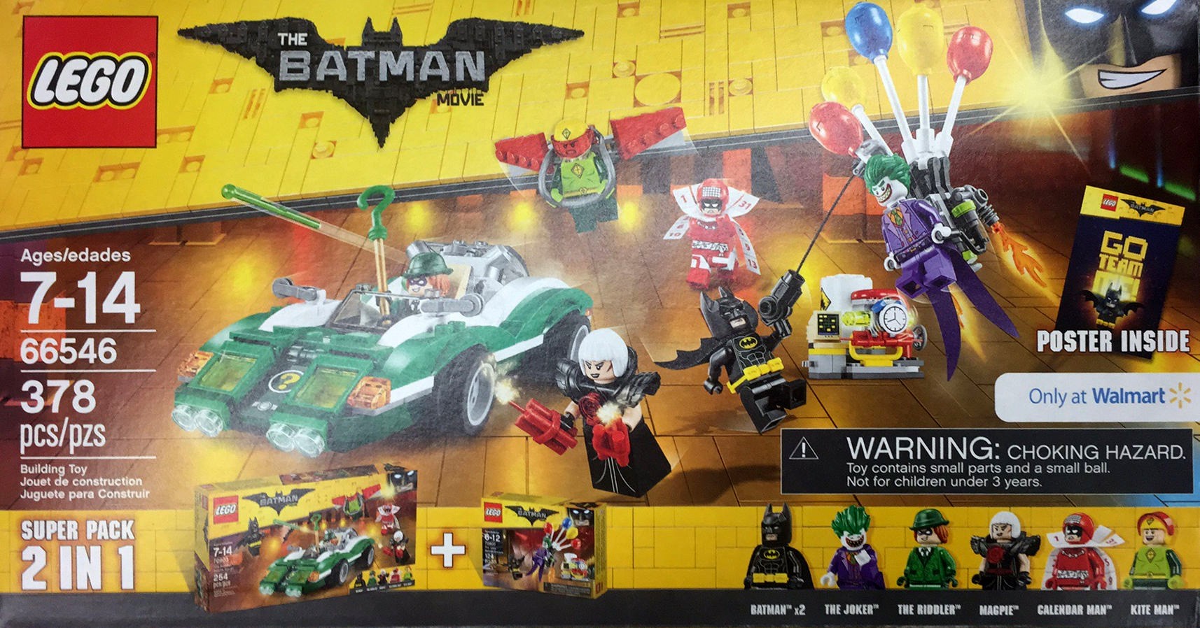 LEGO The LEGO Batman Movie The LEGO Batman Movie Super Pack 2 in 1 (66546-1)