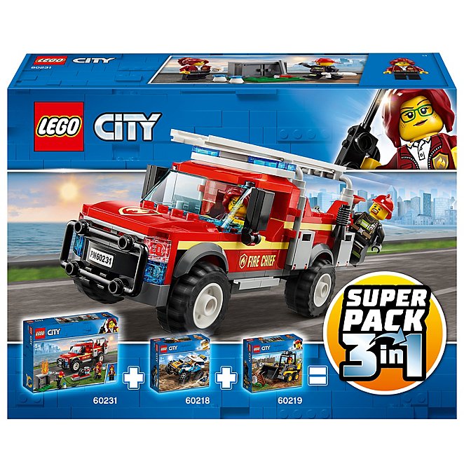 LEGO City City Vehicles Super Pack 3-in-1 (66614-1)