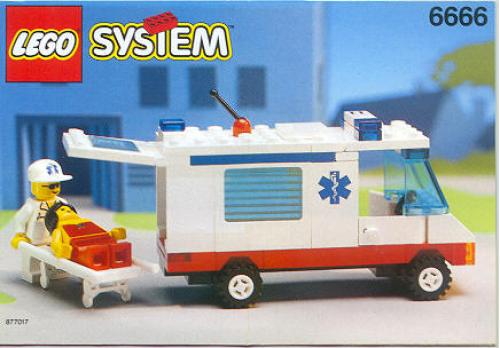 LEGO Classic Town Ambulance (6666-1)