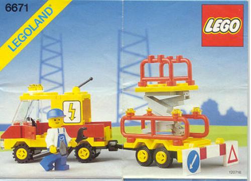 LEGO Classic Town Utility Repair Lift (6671-1)